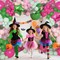 98Pcs Tropical Flamingo Balloons Garland Arch Kit (	Hot Pink Green) 18''/12''/10''/5''